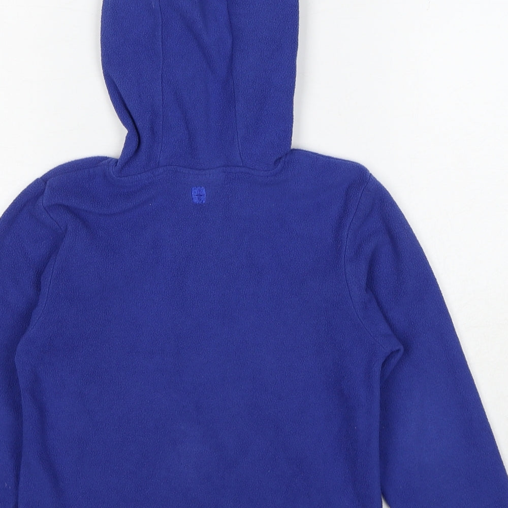 Mountain Warehouse Boys Blue Polyester Pullover Hoodie Size 5-6 Years Pullover