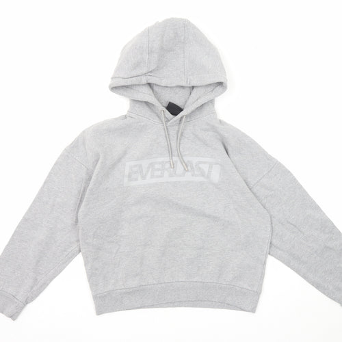 Everlast Womens Grey Cotton Pullover Hoodie Size 8 Pullover
