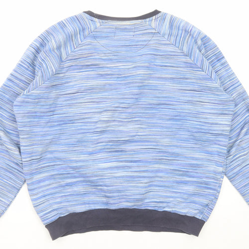 Bellfield Womens Blue Cotton Pullover Sweatshirt Size XL Pullover