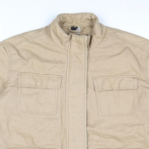 Divided by H&M Mens Beige Jacket Size S Zip