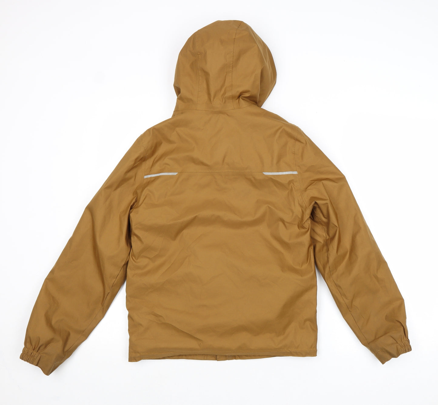 Quechua Boys Brown Windbreaker Jacket Size 10-11 Years Zip