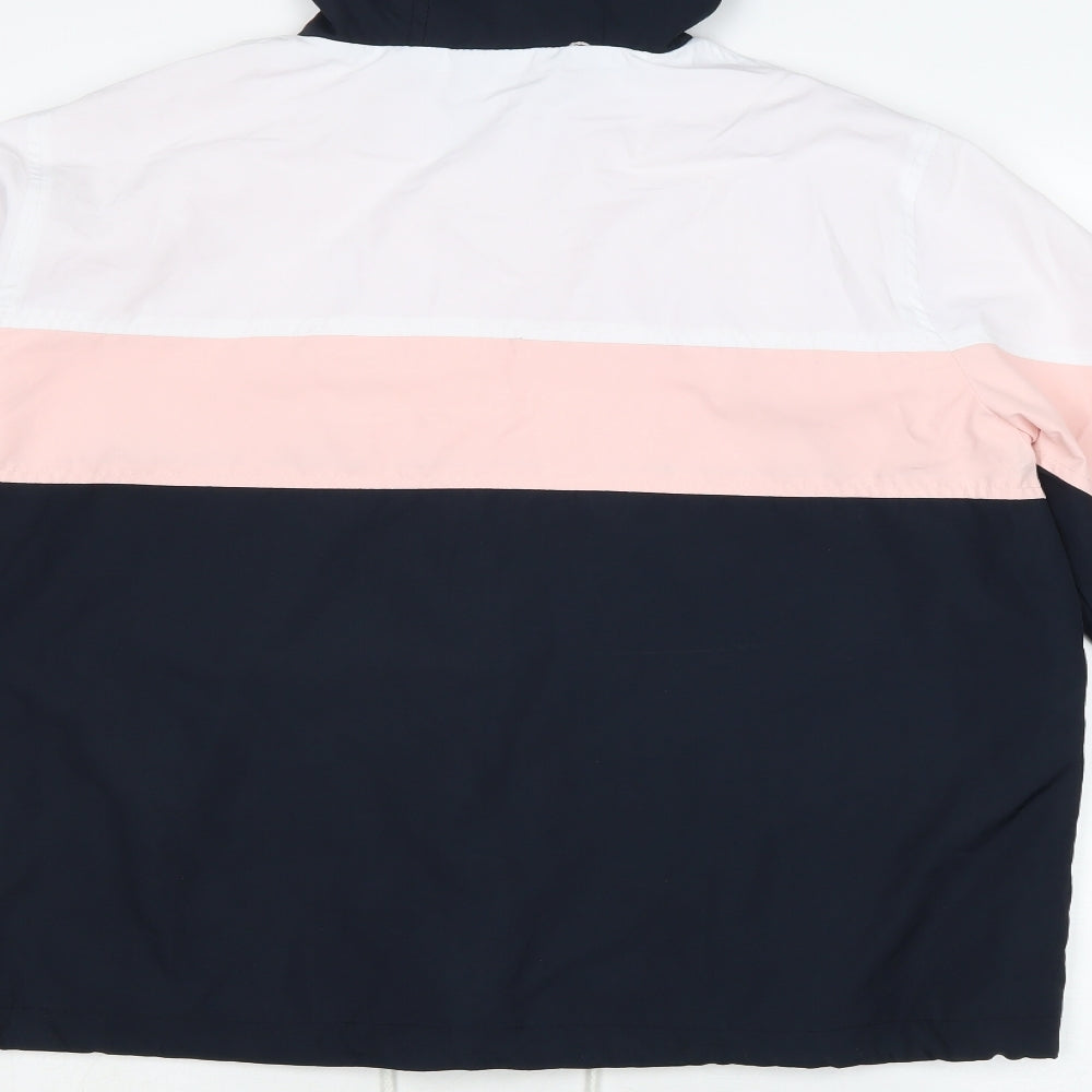 Topshop Womens Multicoloured Geometric Jacket Size S Zip