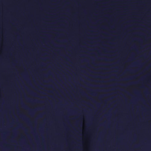 Together Womens Blue Polyester Jacket Suit Jacket Size 12