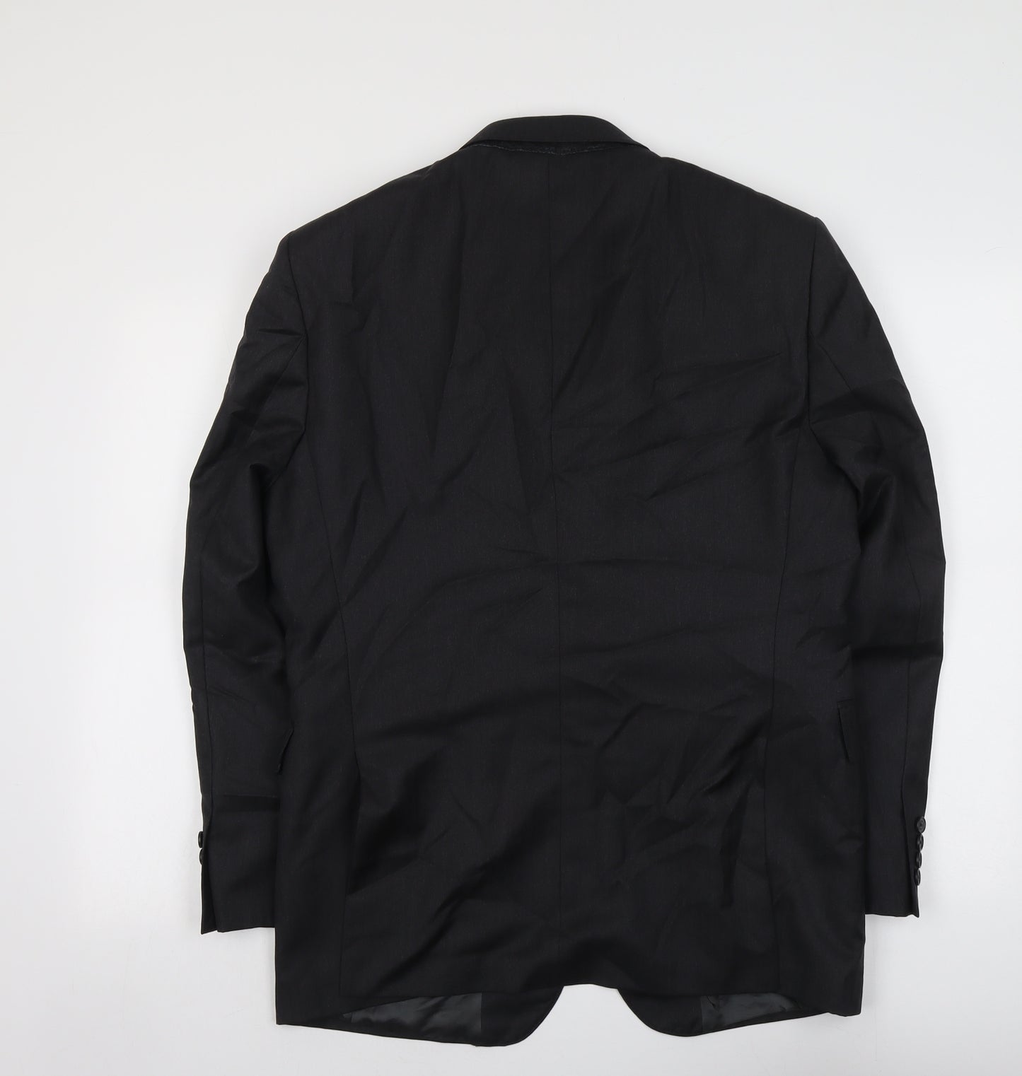 Jaeger Mens Grey Wool Jacket Suit Jacket Size M Regular