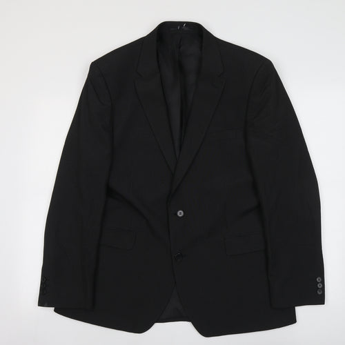 Thomas Nash Mens Grey Polyester Jacket Suit Jacket Size M Regular