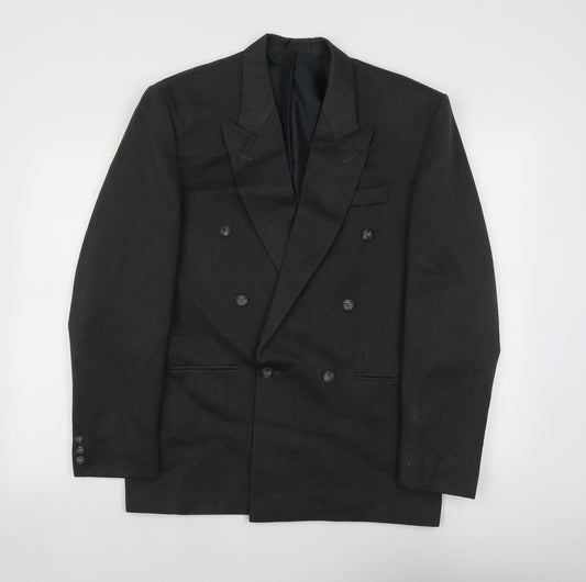 Wilson Mens Grey Polyester Jacket Suit Jacket Size S Regular