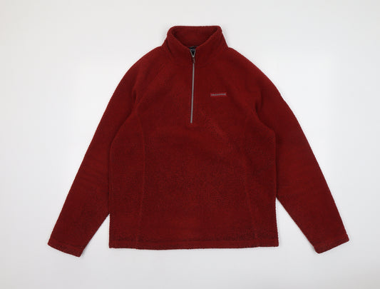 Craghoppers Mens Red Polyester Pullover Sweatshirt Size M