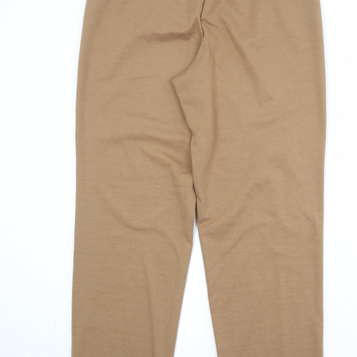 Simonton Says Womens Beige Polyester Trousers Size M Regular