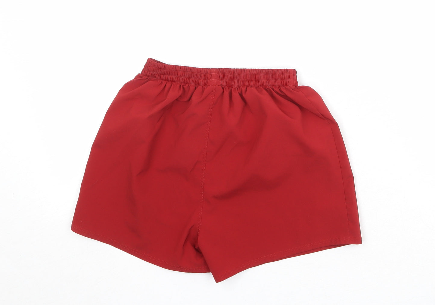 New Balance Boys Red Polyester Sweat Shorts Size 6-7 Years Regular - L.F.C.