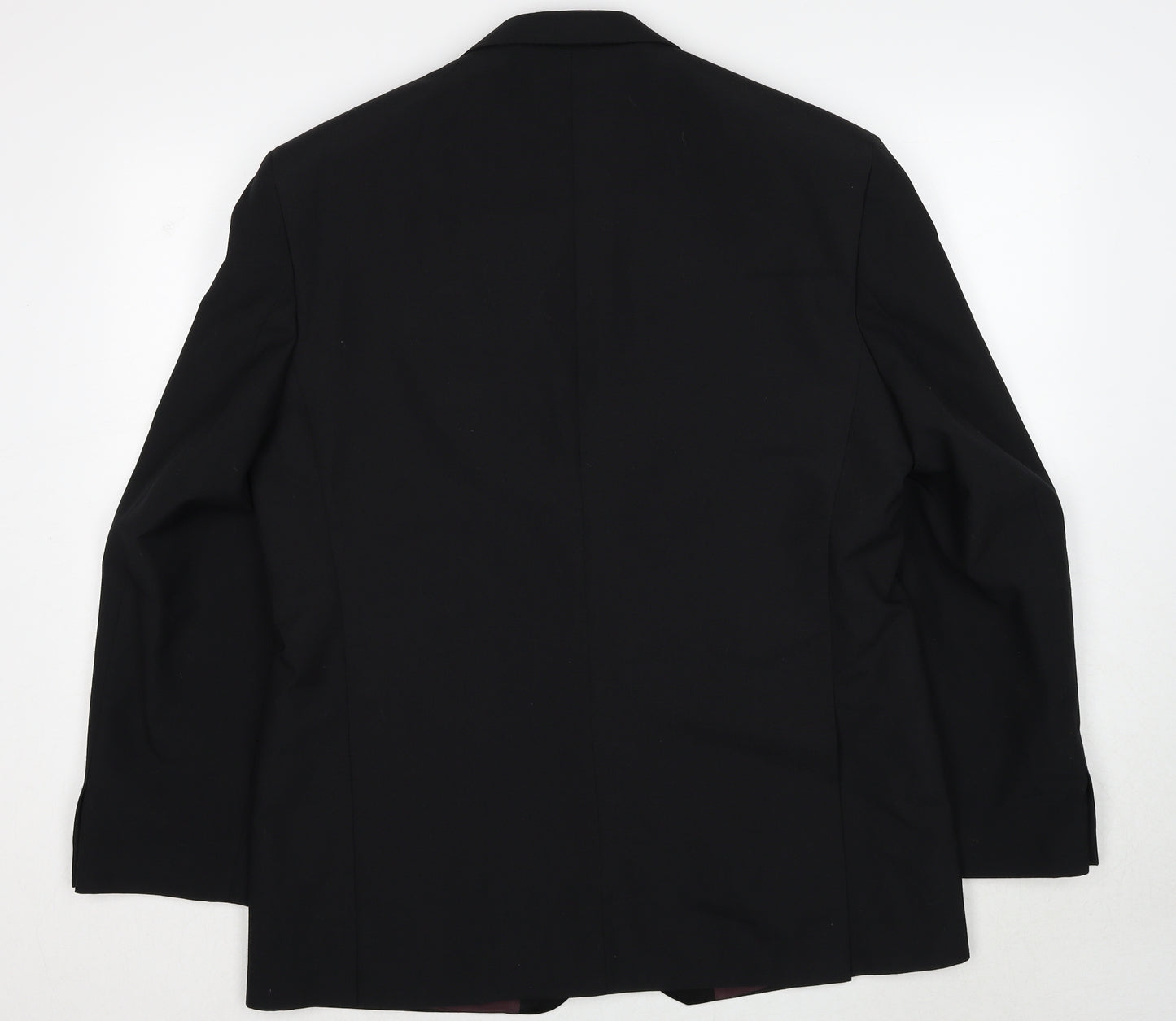 Burton Mens Black Polyester Tuxedo Suit Jacket Size 42 Regular