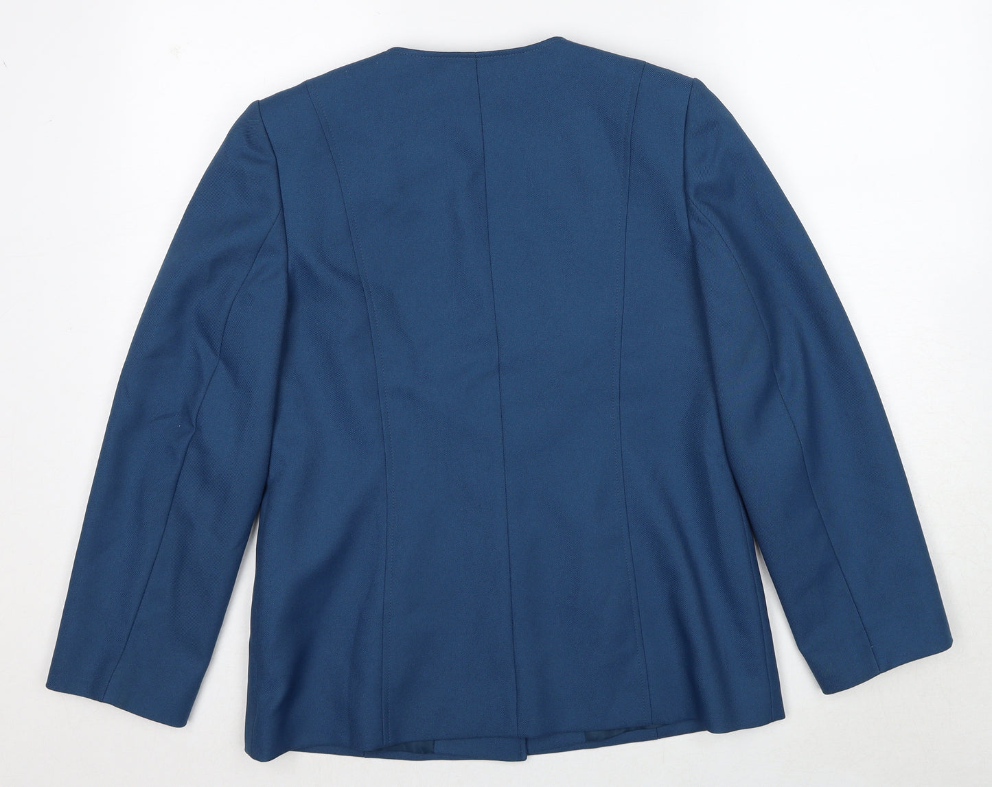 Eastex Womens Blue Jacket Blazer Size 10