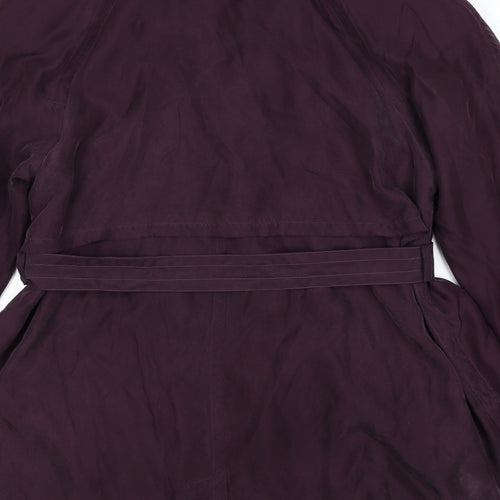 Introduction Womens Purple Jacket Size M Button
