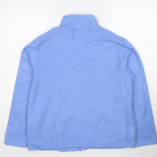 Anne de Lancey Womens Blue Jacket Size M Zip