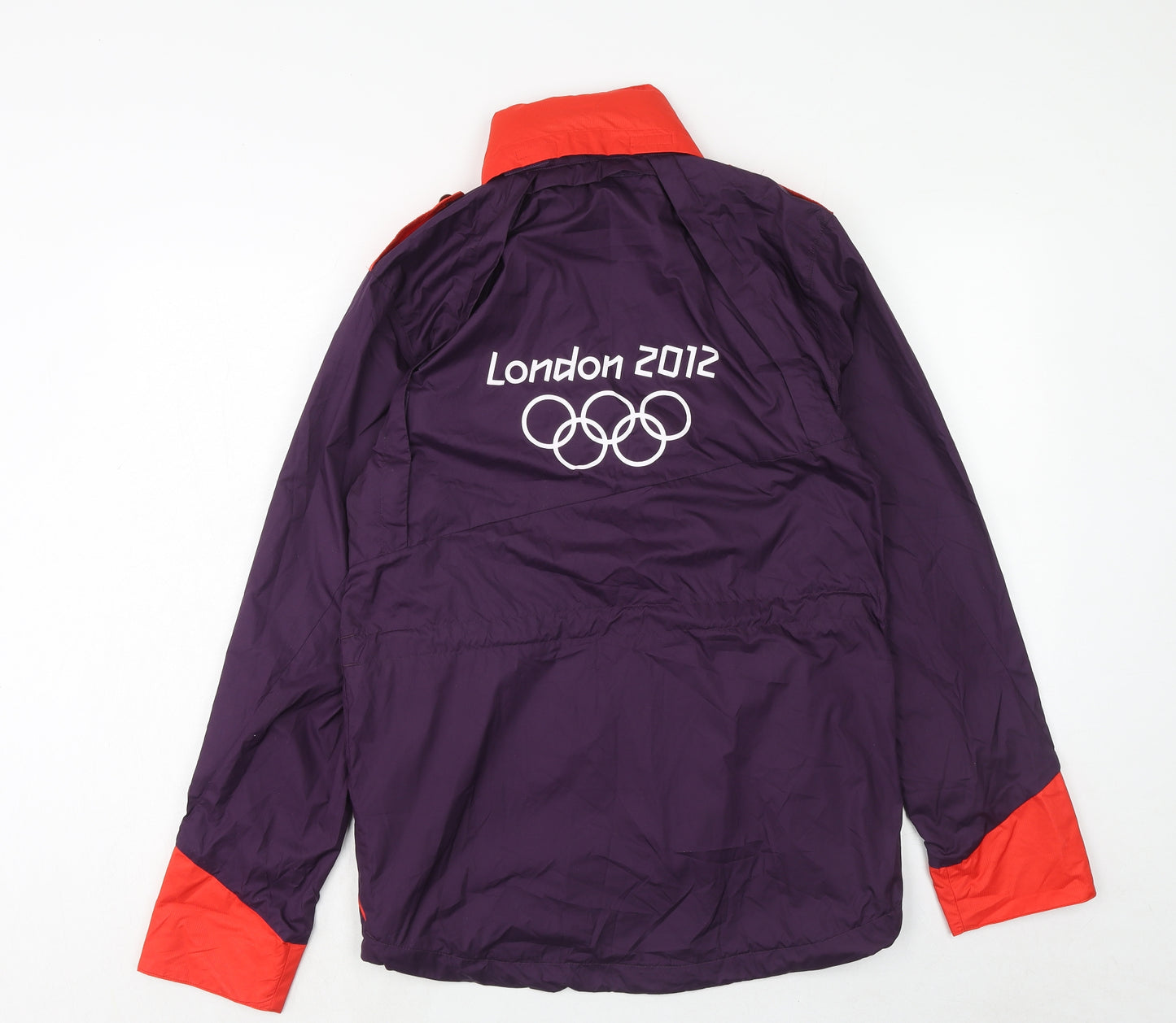 adidas Womens Purple Windbreaker Jacket Size XS Zip - Olympics 2012 London