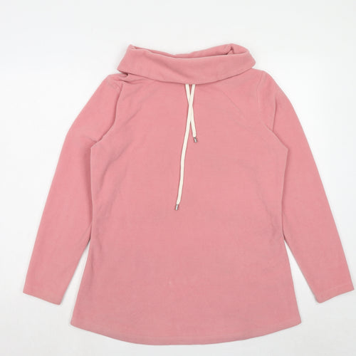 D&Co. Womens Pink Polyester Pullover Sweatshirt Size M Pullover