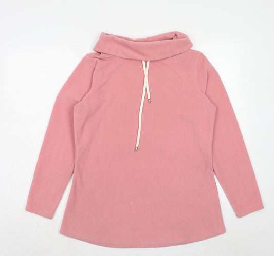D&Co. Womens Pink Polyester Pullover Sweatshirt Size M Pullover