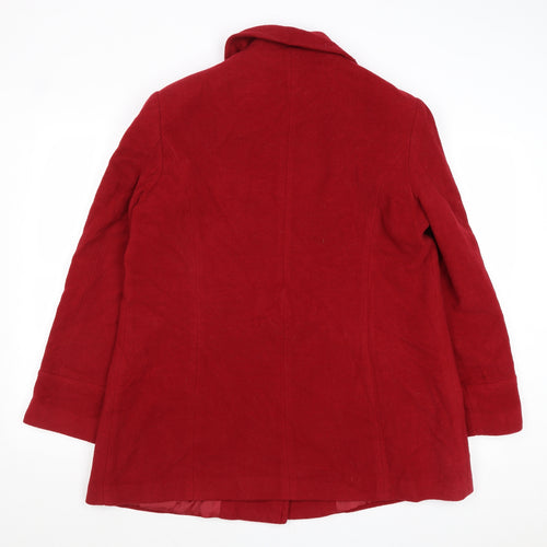 EWM Womens Red Jacket Size 14 Toggle