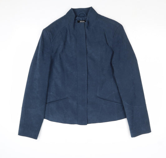 Alexara Womens Blue Jacket Size M Zip
