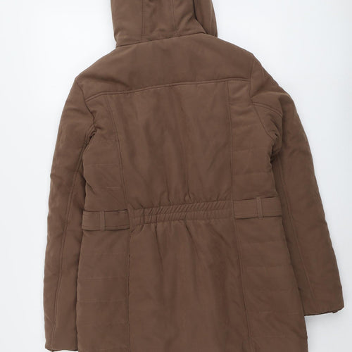 BHS Womens Brown Jacket Size 12 Zip