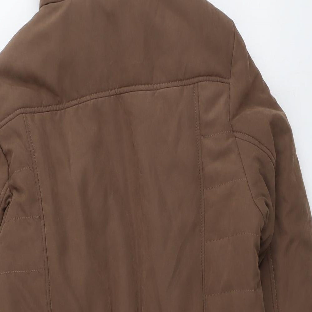 BHS Womens Brown Jacket Size 12 Zip