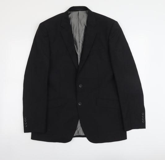 Samuel Slater Mens Grey Wool Jacket Suit Jacket Size L Regular