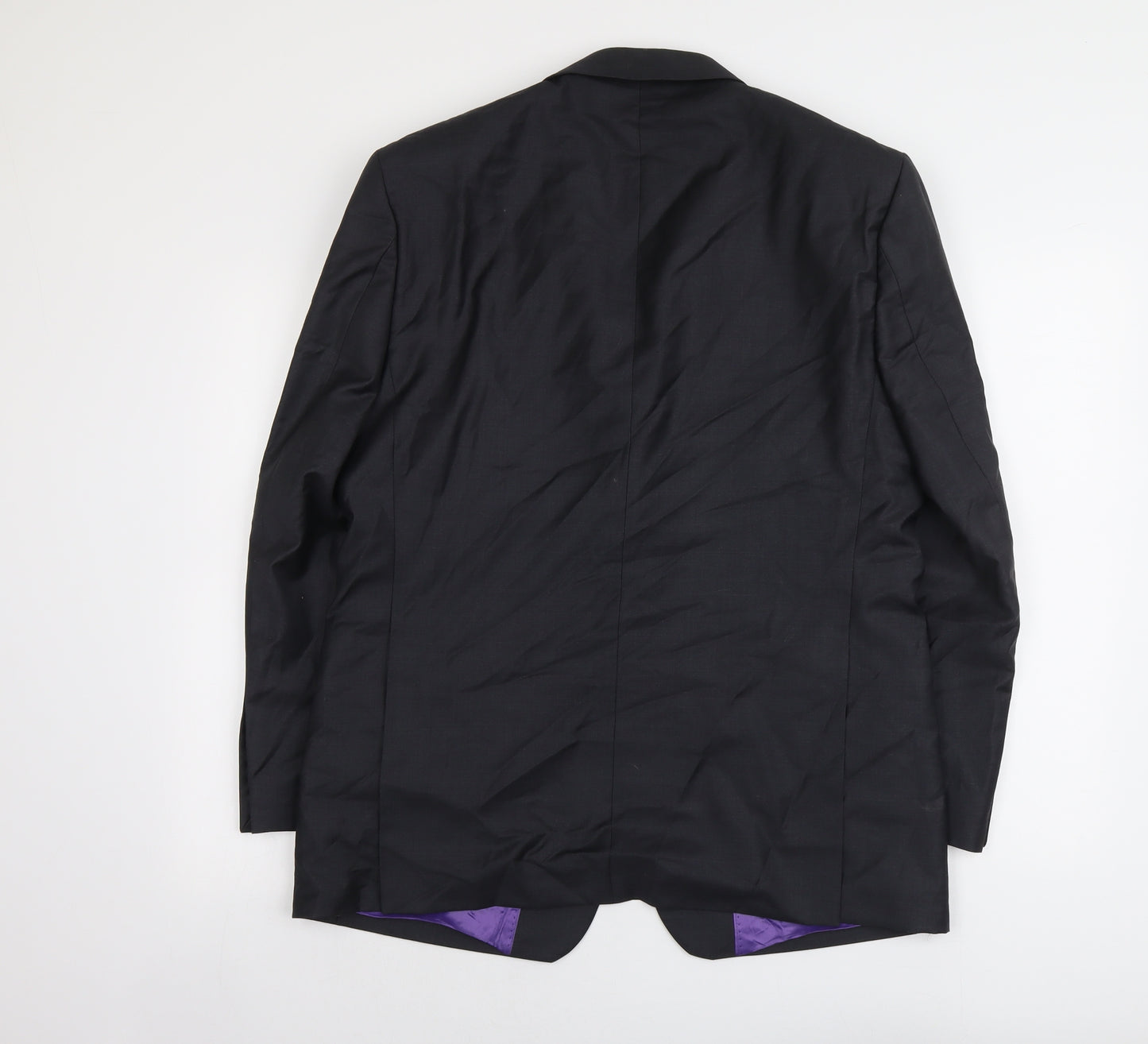 Greenwoods Mens Grey Wool Jacket Suit Jacket Size L Regular