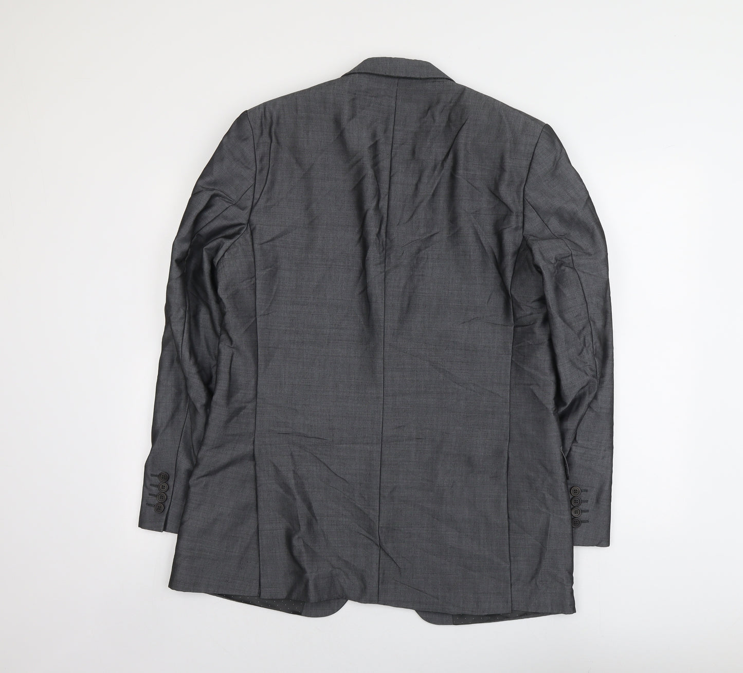 Jasper Conran Mens Grey Viscose Jacket Suit Jacket Size L Regular
