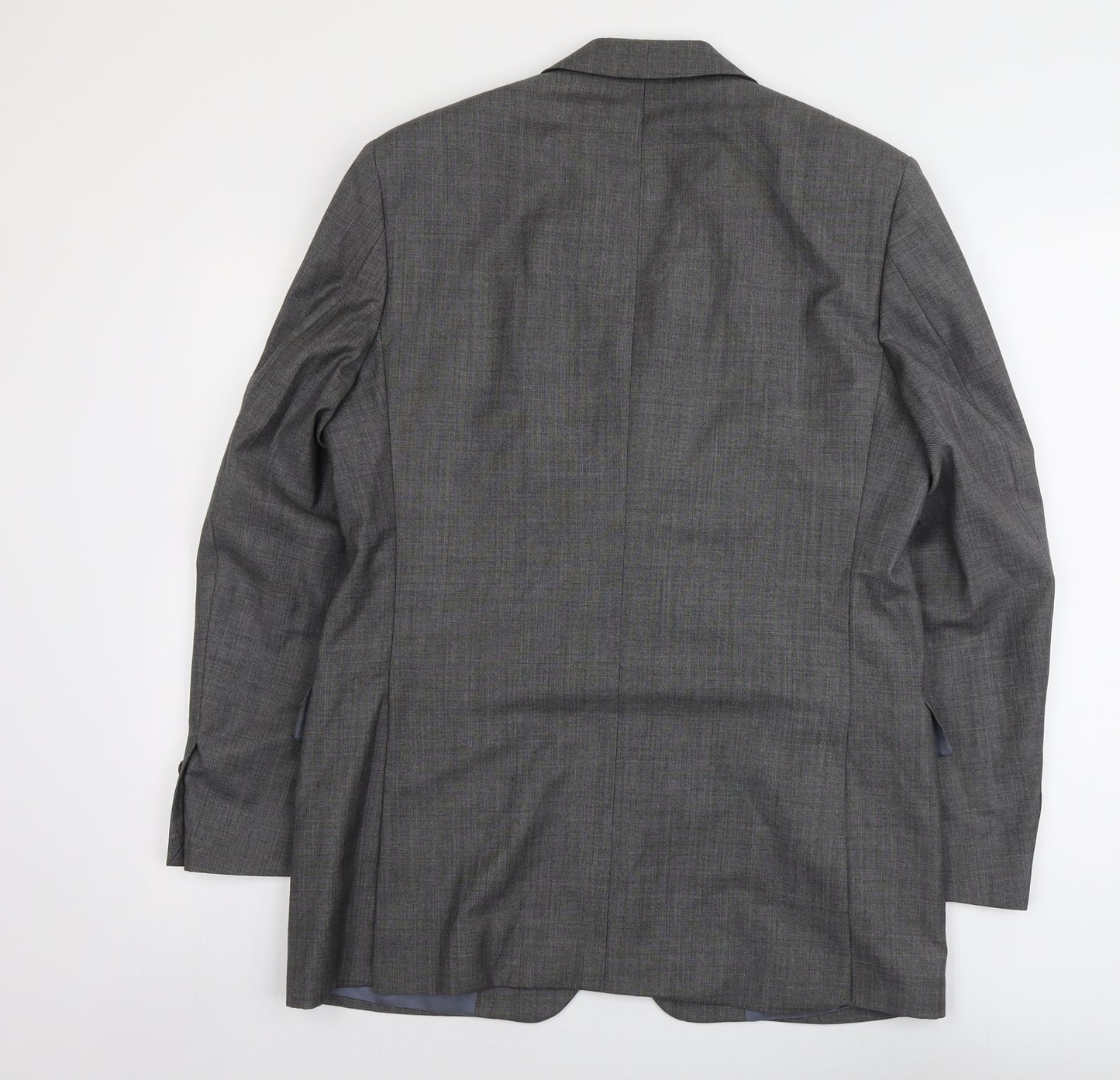 Austin Reed Mens Grey Viscose Jacket Suit Jacket Size L Regular