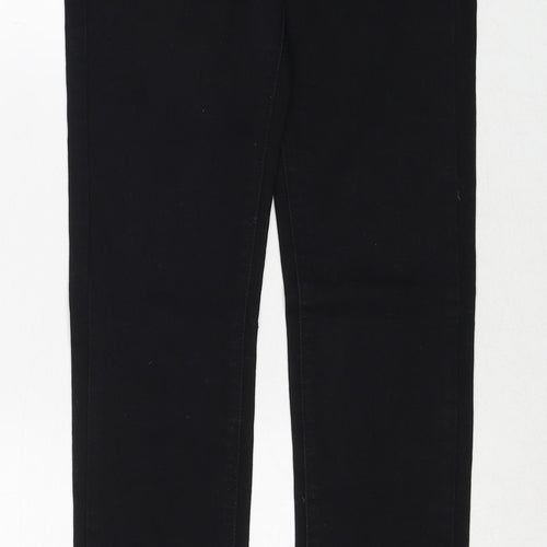 Goralli Womens Black Cotton Skinny Jeans Size 8 Regular Zip