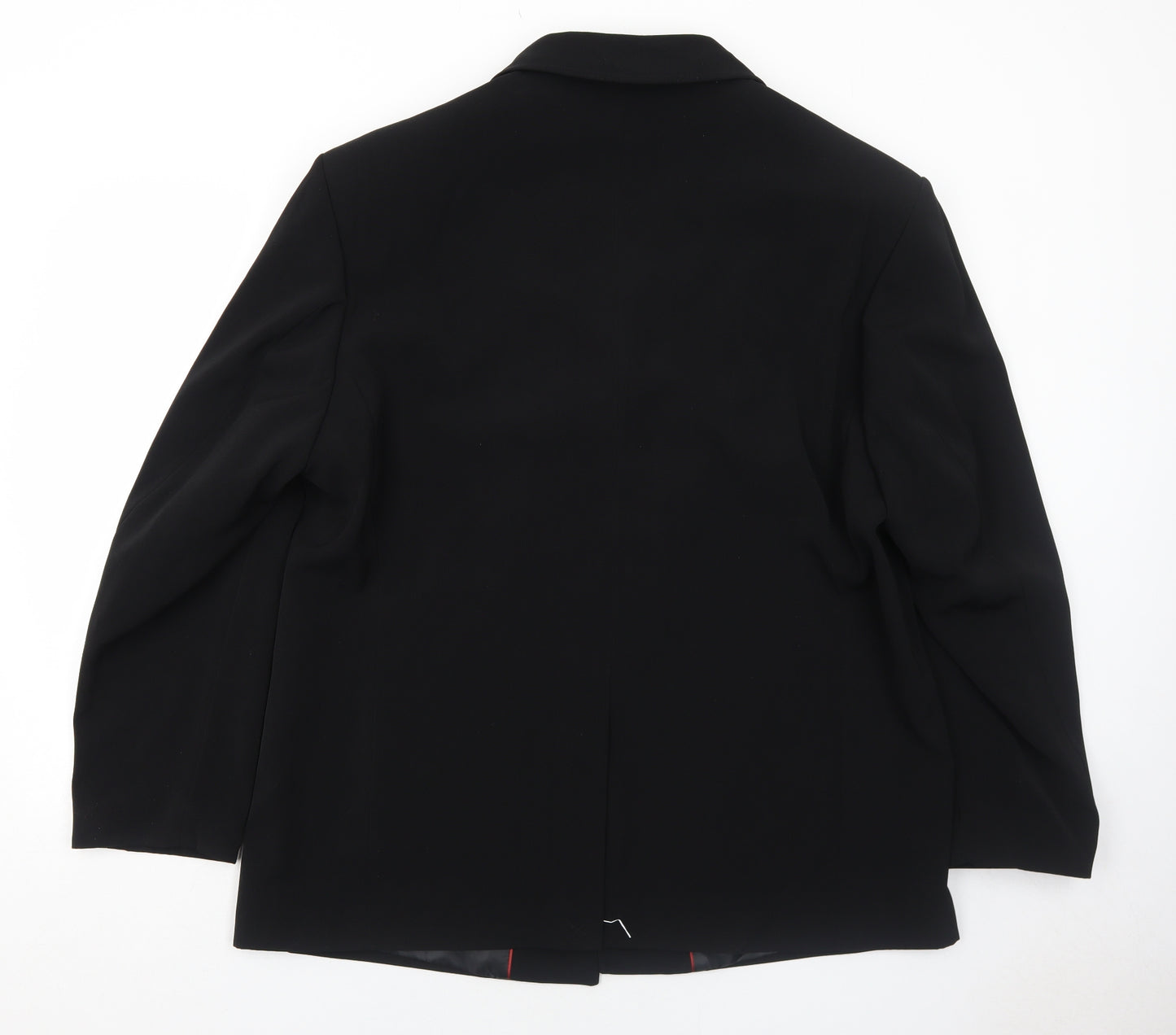 Skopes Mens Black Polyester Jacket Blazer Size 46 Regular
