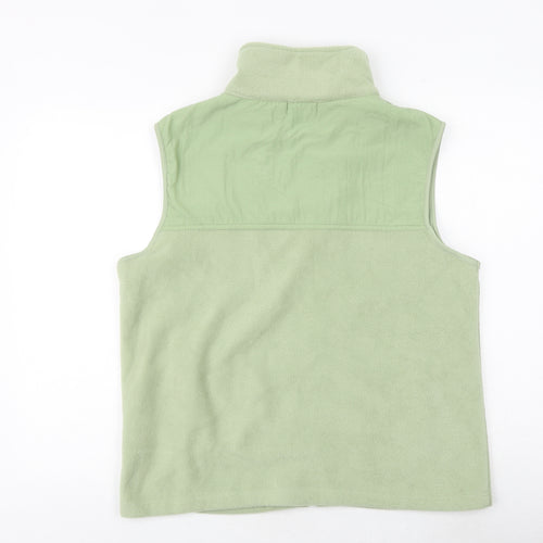 Bonmarché Womens Green Gilet Jacket Size M Zip