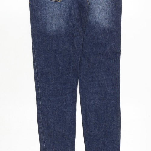 Terranova Womens Blue Cotton Skinny Jeans Size XS Regular Zip