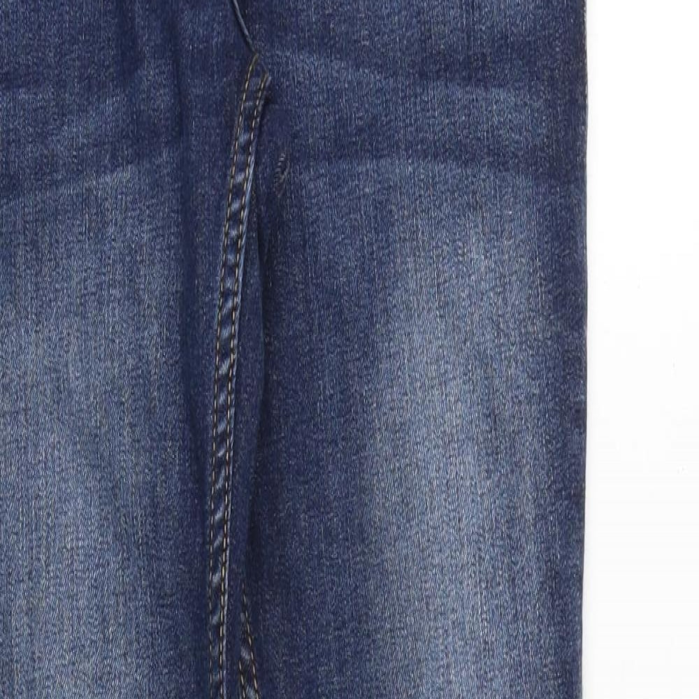 Terranova Womens Blue Cotton Skinny Jeans Size XS Regular Zip