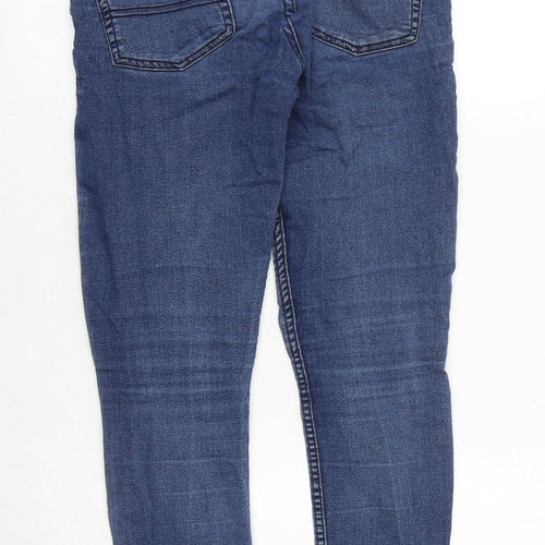 COLLUSION Mens Blue Cotton Skinny Jeans Size 28 in Regular Zip