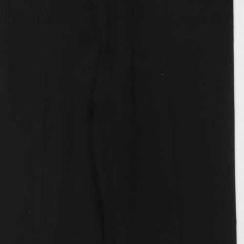 Kenneth Cole Womens Black Polyester Dress Pants Trousers Size 14 Regular Hook & Eye
