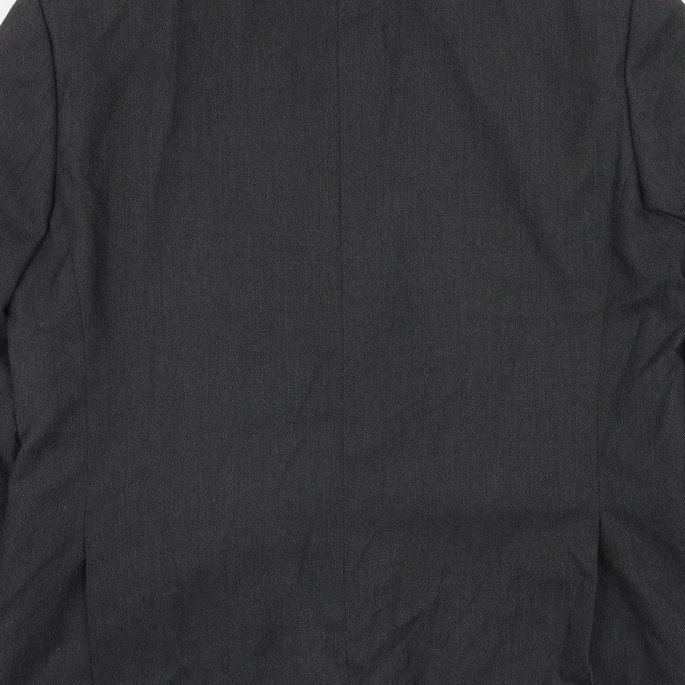 Marks and Spencer Mens Grey Polyester Jacket Suit Jacket Size 44 Regular
