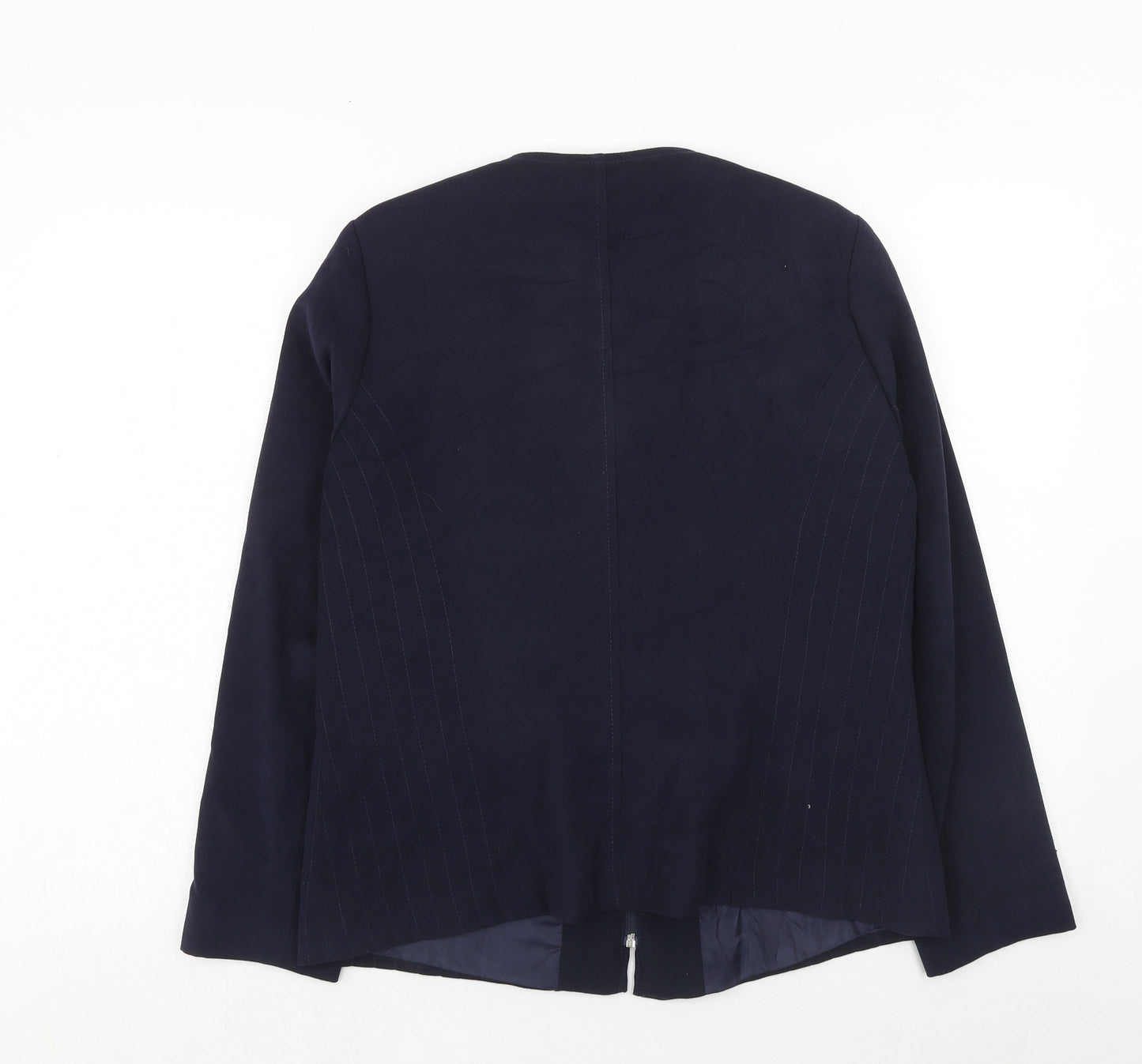 Bonmarché Womens Blue Jacket Size 14 Zip