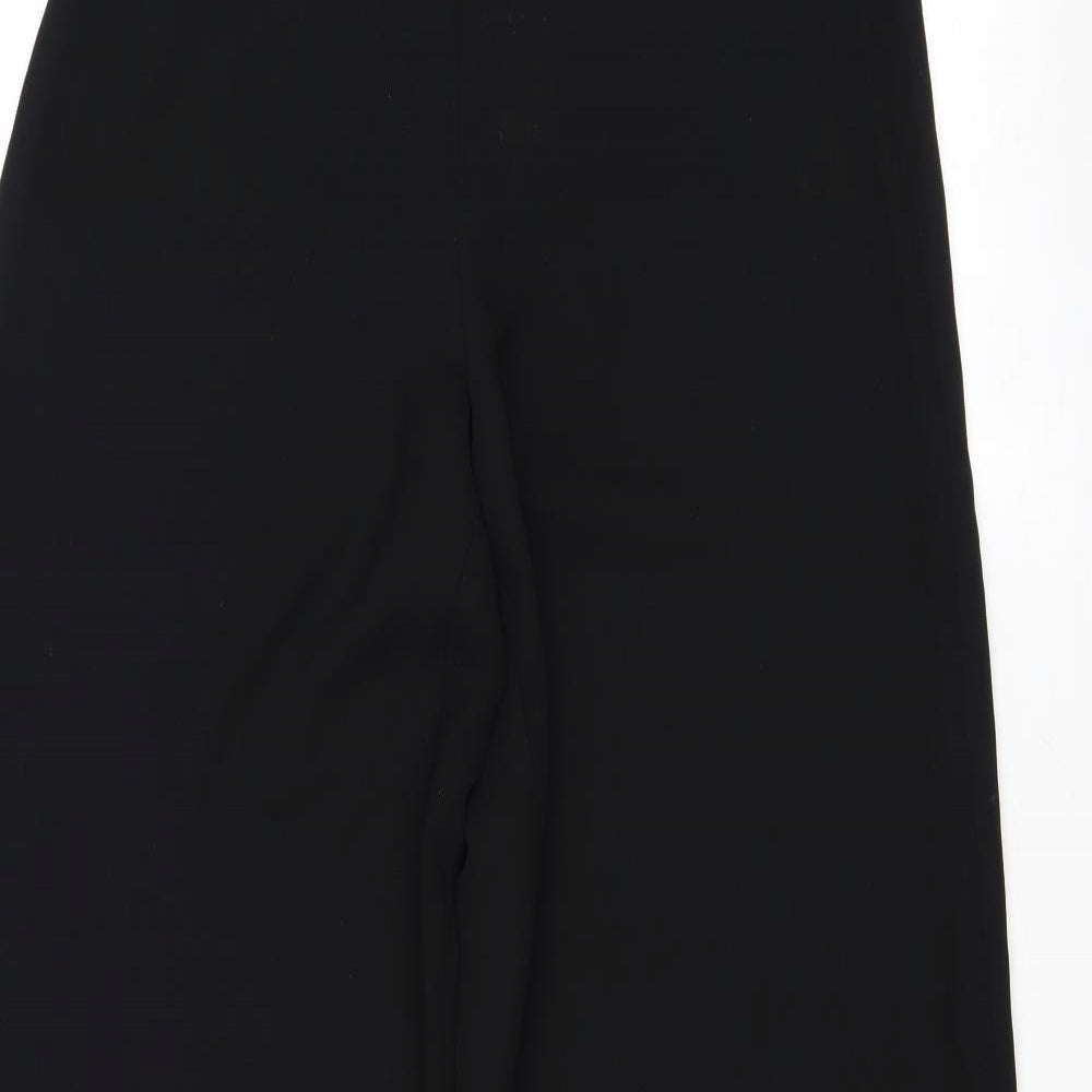 Stills Womens Black Polyester Trousers Size 8 Regular Zip
