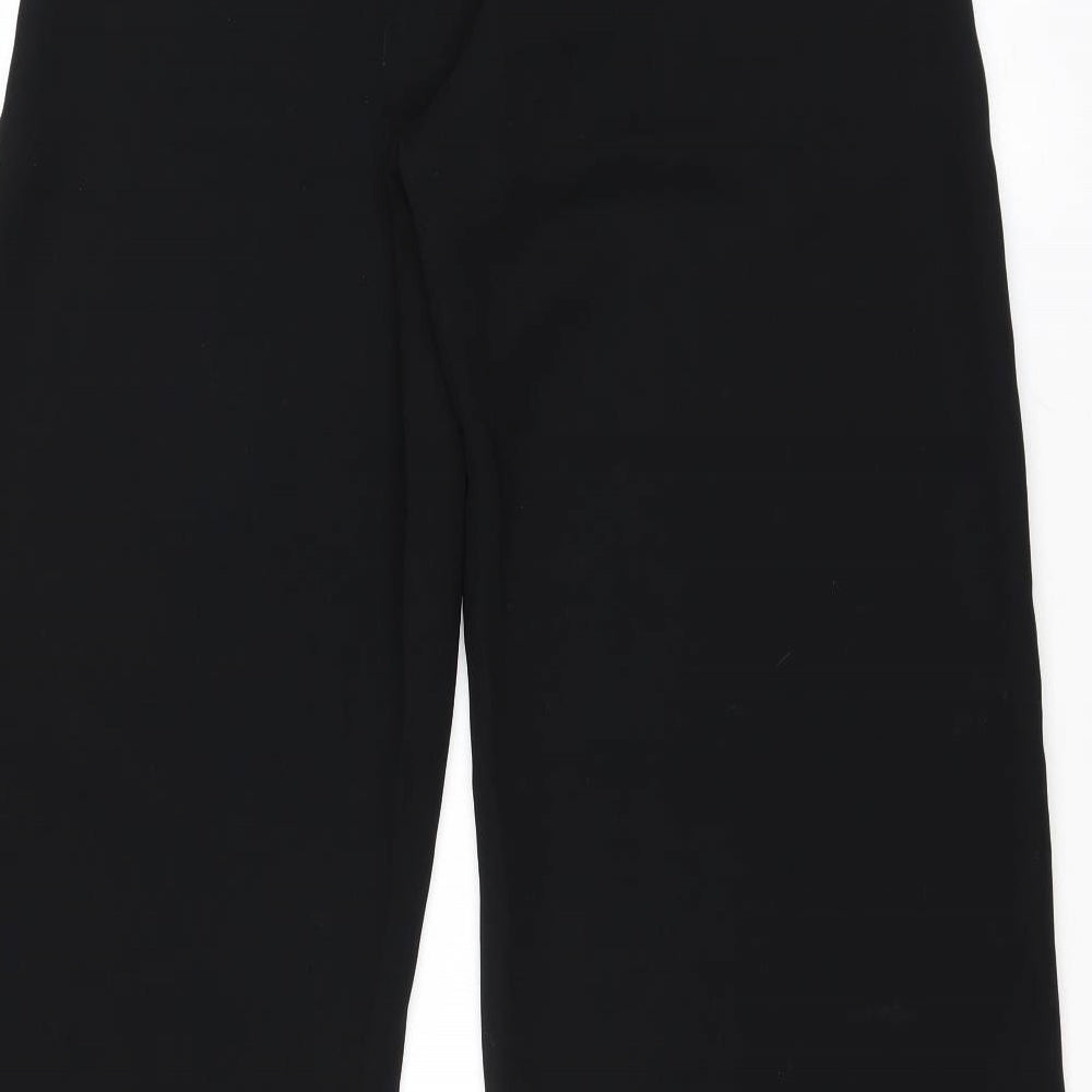 Stills Womens Black Polyester Trousers Size 8 Regular Zip