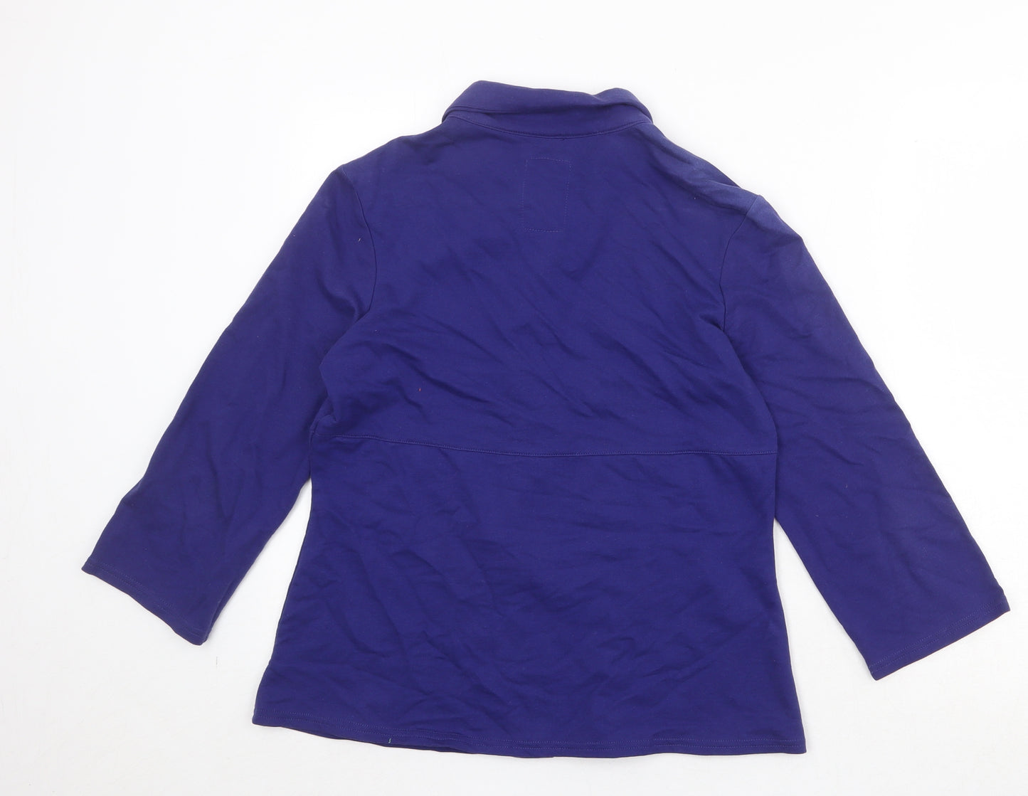 NEXT Womens Blue Jacket Blazer Size 12 Button