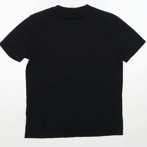 abercrombie kids Boys Black Cotton Pullover T-Shirt Size 10 Years Crew Neck Pullover