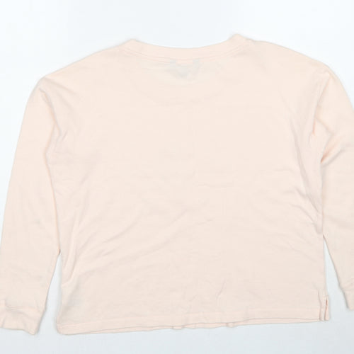 Ralph Lauren Womens Beige Cotton Pullover Sweatshirt Size S Pullover
