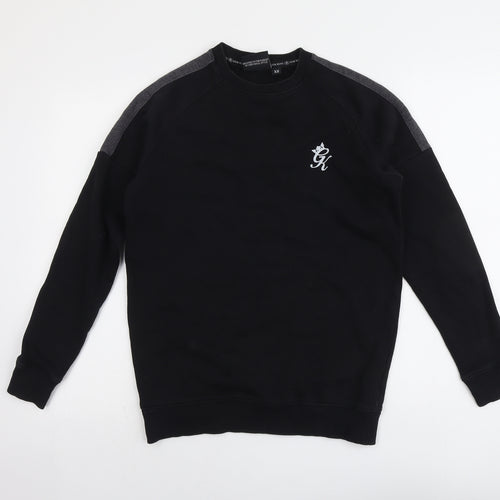 Gym King Mens Black Cotton Pullover Sweatshirt Size XS