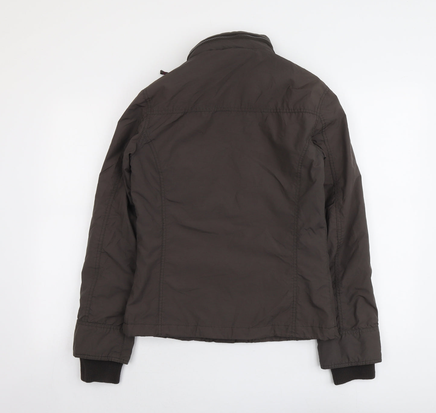 MANTARAY PRODUCTS Womens Brown Jacket Size 8 Zip