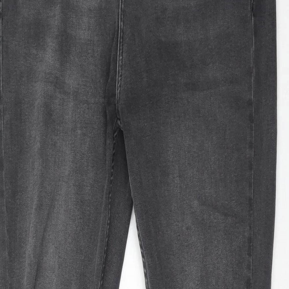 Hera Mens Grey Cotton Skinny Jeans Size 32 in Regular Zip