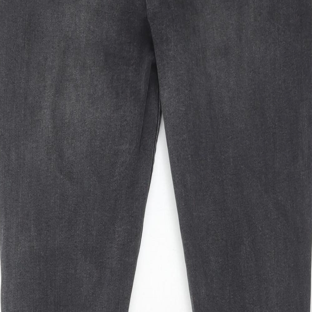 Hera Mens Grey Cotton Skinny Jeans Size 32 in Regular Zip