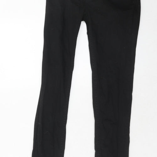 Oasis Womens Black Cotton Skinny Jeans Size 8 Regular Zip