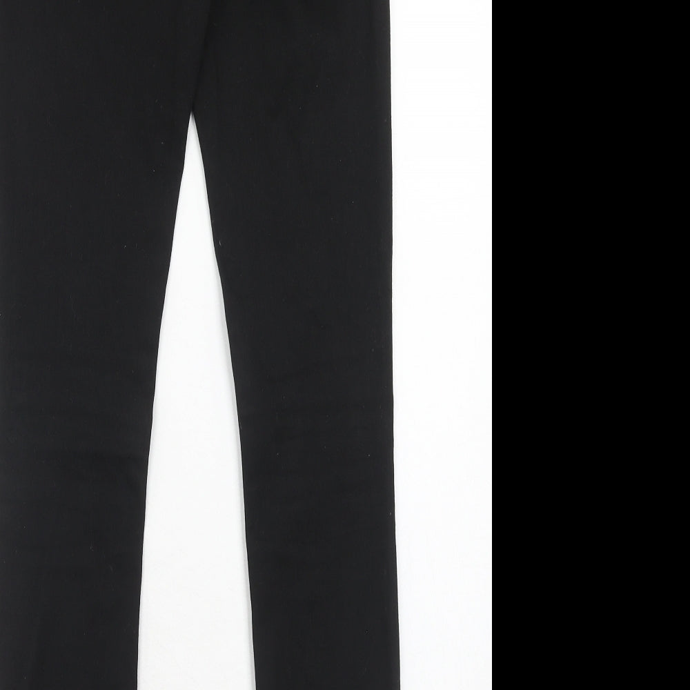 Phase Eight Womens Black Cotton Skinny Jeans Size 8 Regular Zip