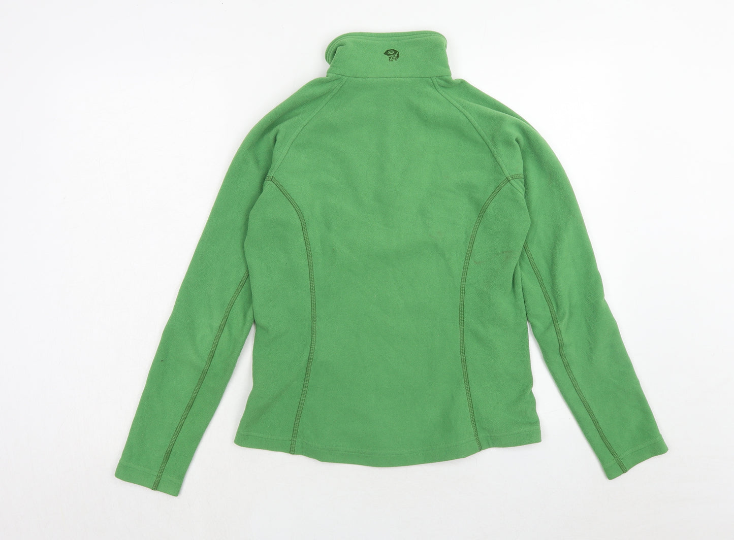 Mountain Hardwear Womens Green Polyester Pullover Sweatshirt Size S Zip