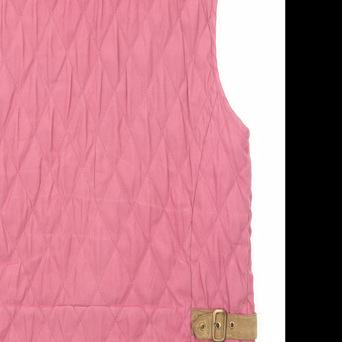 Hawkshead Womens Pink Gilet Jacket Size 10 Zip